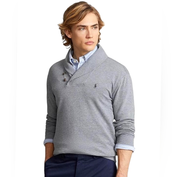 Polo Ralph Lauren Other - Polo Ralph Lauren Men's Luxury Jersey Shawl-Collar Pullover
